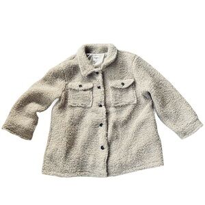 Hayden Women’s Teddy Bear Jacket coat Cream White color size 1X